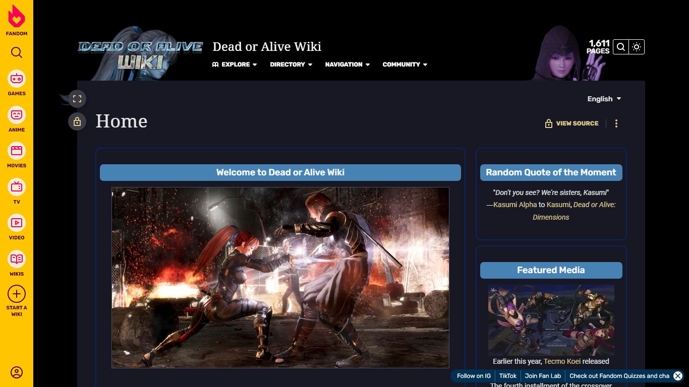 Dead or Alive Wiki | Fandom